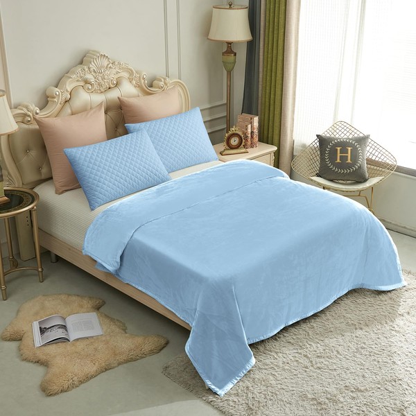 JYK Fleece Plush Blanket King Size 87'' x 95'' -
