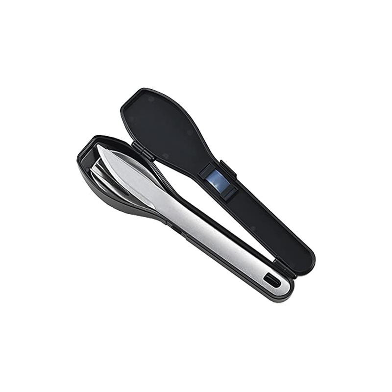 TD 1404102 Stainless Outdoor Cutlery Set (with Case), Frosted