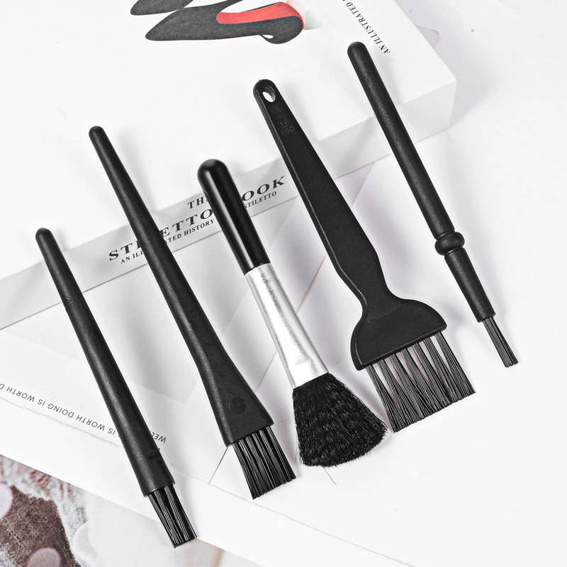 Mini Keyboard Cleaning Brushes Kit, 5 PCS Nylon Anti Static