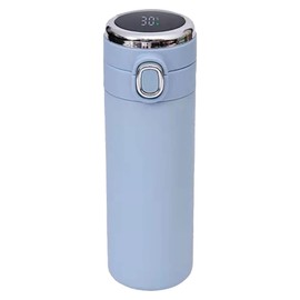Termo Inteligente, Botella Deportiva de Acero Inoxidable, Aislamiento al Vacío, LED Display con Mostrador de Temperatura, 400 Ml, Doble Pared,...     