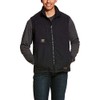 ARIAT Mens Mns Rebar Wshd Drcnvs Ins Blk Vest, Black,
