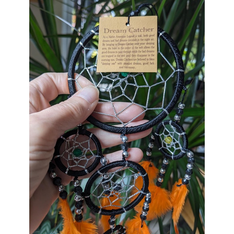 BRILLIANT GIFTS ORANGE DREAMCATCHER DREAM CATCHER