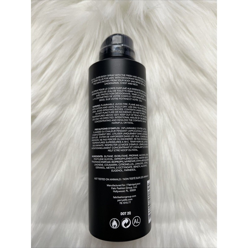 Perry Ellis-for Men 6.8 oz Deodorizing Body Spray-(NEW)
