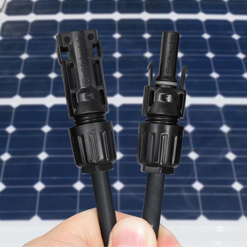 8AWG Solar Panel Connectors IP68 Waterproof 1500V 70A Solid Tinned