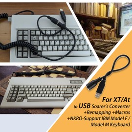 XTPTFABS for XT/at to USB Soarer's Converter +Remapping +Macros +NKRO-Support IBM Model F/Model M