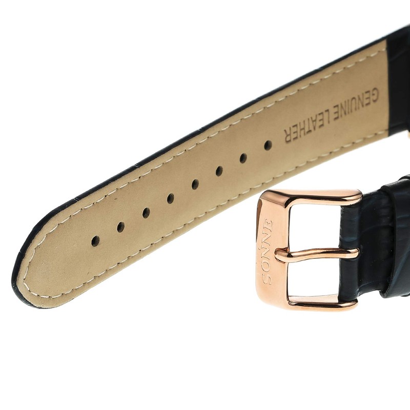Sonne H021 Men's Watch, blue/gold, Watch Navy Dial