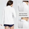 BALEAF Women's Rash Swimming Casual Long Sun Protection Jacket, E-white,