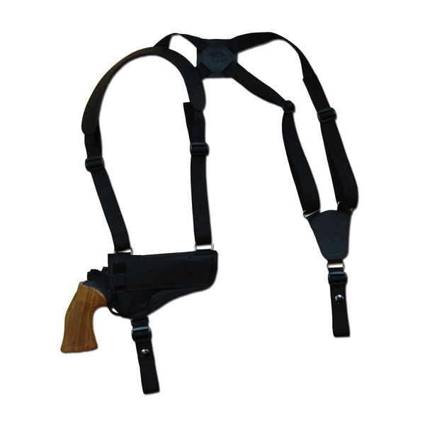 Barsony New Horizontal Shoulder Holster for Ruger GP100 Right