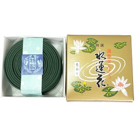 Awaji Plum Kaorudo Incense Incense, Approx. 12 Hours, 14 Rolls, Seven Days, Hanging String Type, Swirl Incense, Special Selected Water Lotus Flower FBA, Sling Yarn, Uzuma, Swirl Incense Incense, First 7 Day, Forty Day, #830, 830 , , ,