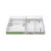 KOLORAE 3 Divider Organizer Set – No-Slip Feet, BPA-Free, Versatile