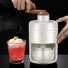 Manual Ice Crusher Ice Shaver, Portable Slush Machine and Snow