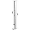 Yacht Steel A2 AISI 304 Stainless Steel Flag Stick