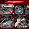 Hairich 3/8-Inch Torque Wrench, Dual-direction Torque Wrenches 10-100ft.lb/13.6-135.6Nm, 72-Tooth Dual