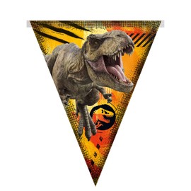 Jurassic World 3 Party Decorating Kit - 7 Pieces | Dinosaur-Themed Celebration Decor Set for Kids Birthdays, Events and Movie Fans
