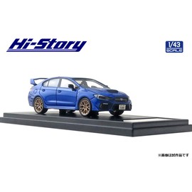 Hi Story 1/43 Subaru WRX STI EJ20 Final Edition (2019) WR Blue Pearl Finished Product