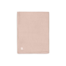 Jollein 517-511-67068 Babydecke Strickdecke mit Fleece Basic Knit rosa (75x100 cm)