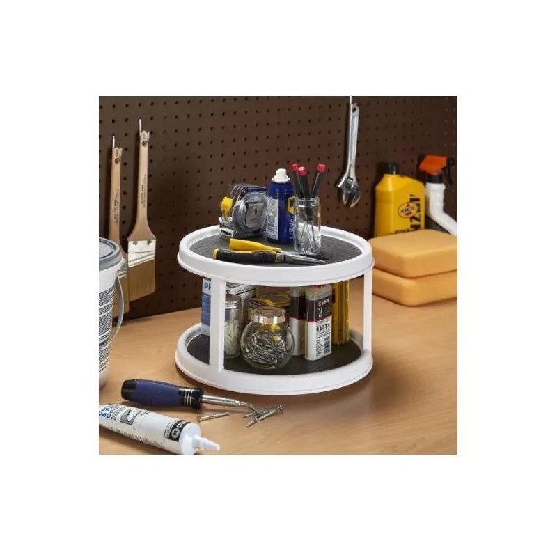 Kuk Organizador Para Alacena Refrigerador Giratorio 2 Niveles