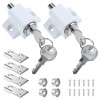 WiMas Set of 2 Sliding Door Lock Window Door Locks