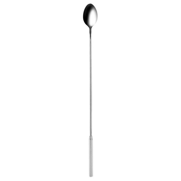 Zerodis Bar Spoon, 1 Piece, Stainless Steel Bartender Mixing Spoon, Bar Spoon, Cocktail Shaker, Professional Bar Spoon, Teardrop Shape Bar Spoon with Long Handle for Cocktail, Coffee, Tea