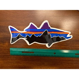 Patagonia New Patagonia Fitz Roy Bass Fish Sticker