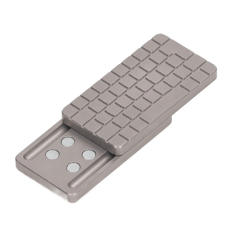 Magnetic Push Slider Computer Keyboard Printing Metal Fingertip Push Card