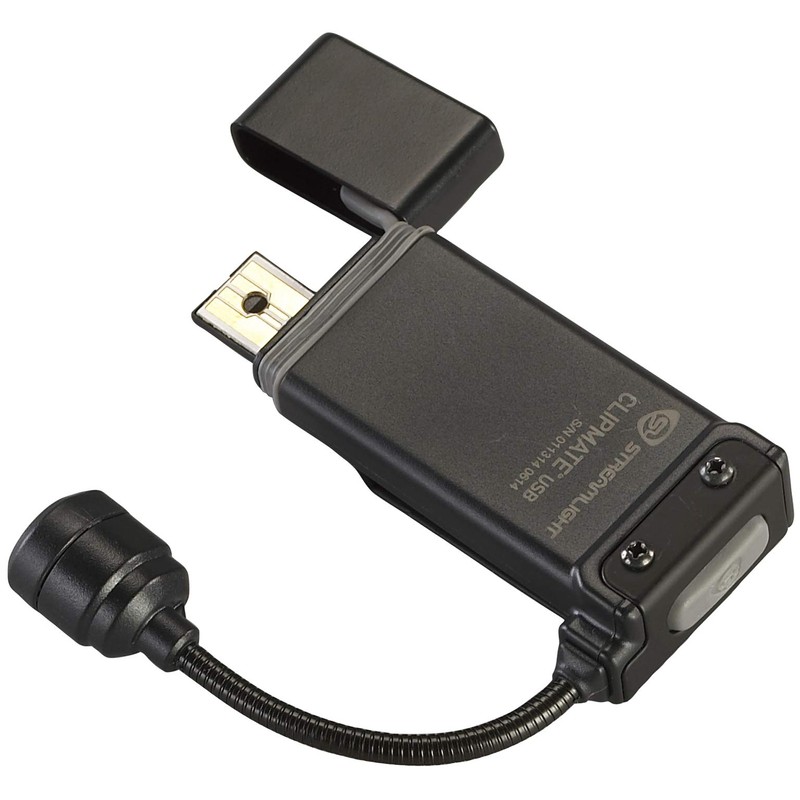 Streamlight 61125 ClipMate 70-Lumen 500-Candela Rechargeable Hands-Free Clip-On Light with