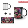 Heat Press Blank Craft Sublimation Mug 11oz Frosted Black Ceramic