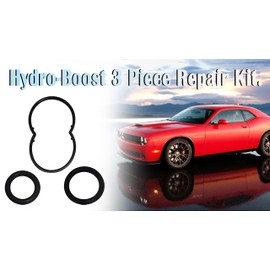 Jzenol GM 3 Piece Hydro-Boost Repair Kit Seal Leak Repair Universal Kit Compatible with Chevy, GMC, Dodge and Ford Hydroboost