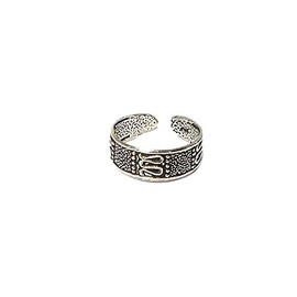 925 Sterling Silver Adjustable Toe Ring (TR12611514) - Gift Boxed, Sterling Silver