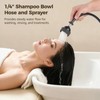 3 PCS Shampoo Bowl Hose and Sprayer, Flexible Rubber Hose