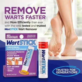 WartStick Maximum Strength Salicylic Acid Solid-Stick Common and Plantar Wart
