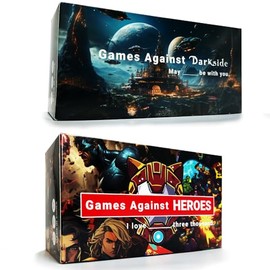 Distales Games Against Darkside & Heroes Theme Limited Edition 600 * 2 Cards Bundle Big Black Box Expansion 2 Packs