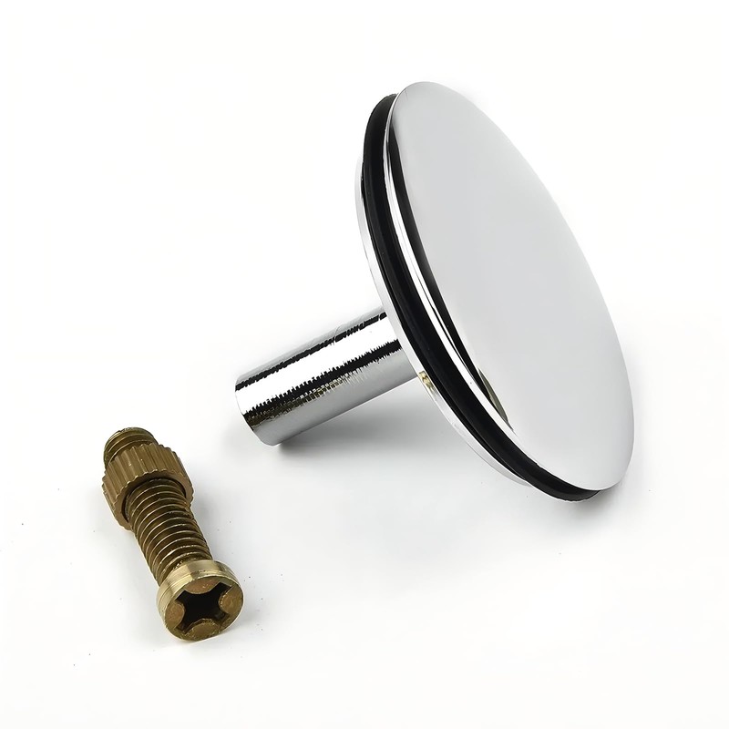 43 mm Bath Plug, Universal Bath Plug with Adjustable Screw,