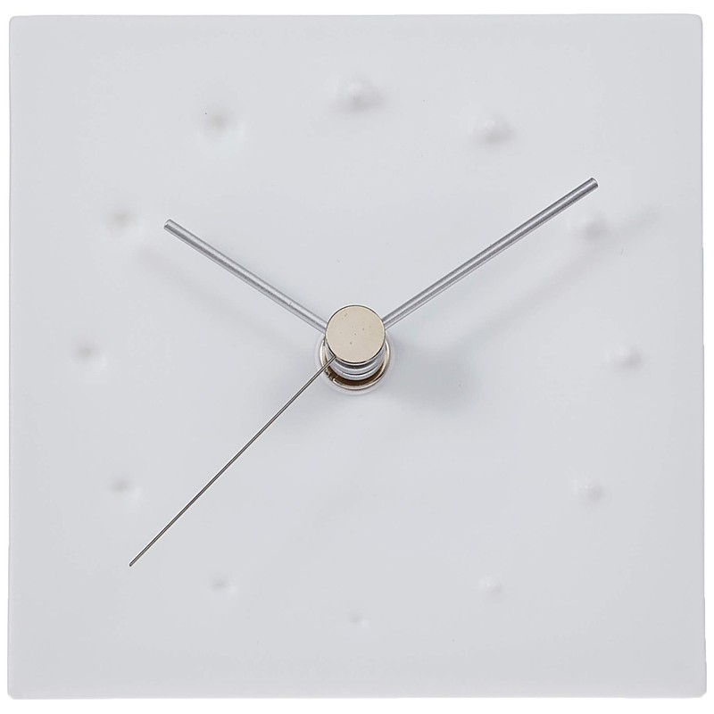 レムノス 置き時計 アナログ 磁器 白 ファイヤーワークス FIRE WORKS KC10-14 Lemnos