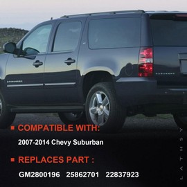 Tail Lights Compatible With 2007-2014 Chevy Suburban Tahoe Rear Light Taillights Left Driver Outer Side Replace GM2800196 25862701 22837923