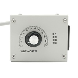 MASUNN E44000W Ac Variable Voltage Controller, Model LDN2026CN131, for 220V Electric Fan, Furnace, Iron, Lights etc., Grey