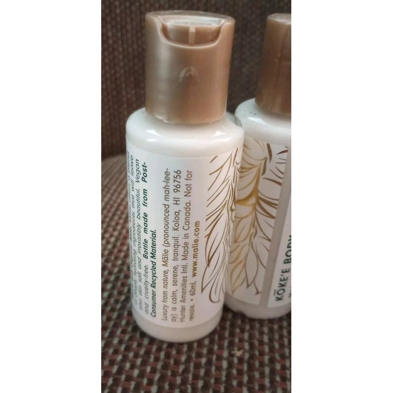 Mālie 5x MALIE KOKE'E BODY CREAM LOTION Made With Organic