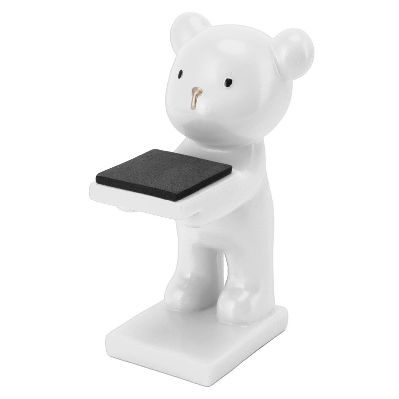 Bear Watch Stand Handcrafted Three Dimensional Modern Style Resin Watch