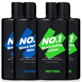 Pretty Skin Men's Cosmetics 2+2 Set (Skin Lotion) Total 800ml / 남성화장품 2+2세트 스킨로션 남자화장품 총 800ml