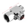 3 Way T Shape Adapter G1/2" Brass Toilet Bidet Sprayer