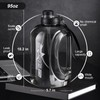 Doseno Large 95 OZ Water Bottle with Straw, Portable Handle,