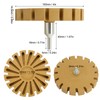 4in Removing Rubber Eraser Wheel Round Fan Blade Electric Hand