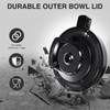 Outer Bowl Lid for NC500 Creami Deluxe Series,Compatible with Ninja