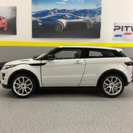 Land Rover Range Rover Evoque, White, 0, Model Car, Ready-Made Model, Welly 1:24