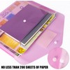 Ansook Document Wallets A4, Pack of 25 PP Envelope with