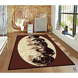 Kids Children Prayer Holding Hands Praying Area Rug (5’ 3” X 7’ 5”)