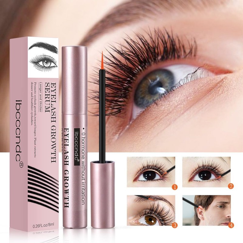 Eyelash Serum - Natural Comestic Eyelash Growth Serum for Longer,