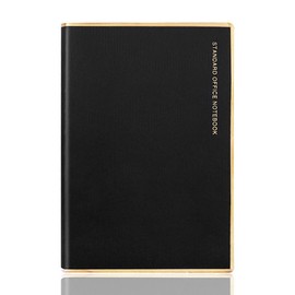 A5 Leder Notizbuch, 256 Seiten Reisetagebuch Notizblock Tagebuch, 21,4 x 14,5 cm, Geschenk für Geburtstag Jahrestag Frauen Männer Ihn, Notizbücher Notizblöcke Journals Notizblock (Schwarz)