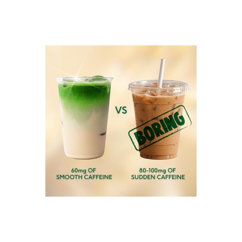 PerfectTed Vanilla Matcha Powder - Ceremonial Grade for Lattes &