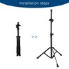 EASTROCK Trombone Stand, Retractable Height Adjustment, Triangular Stable Construction for